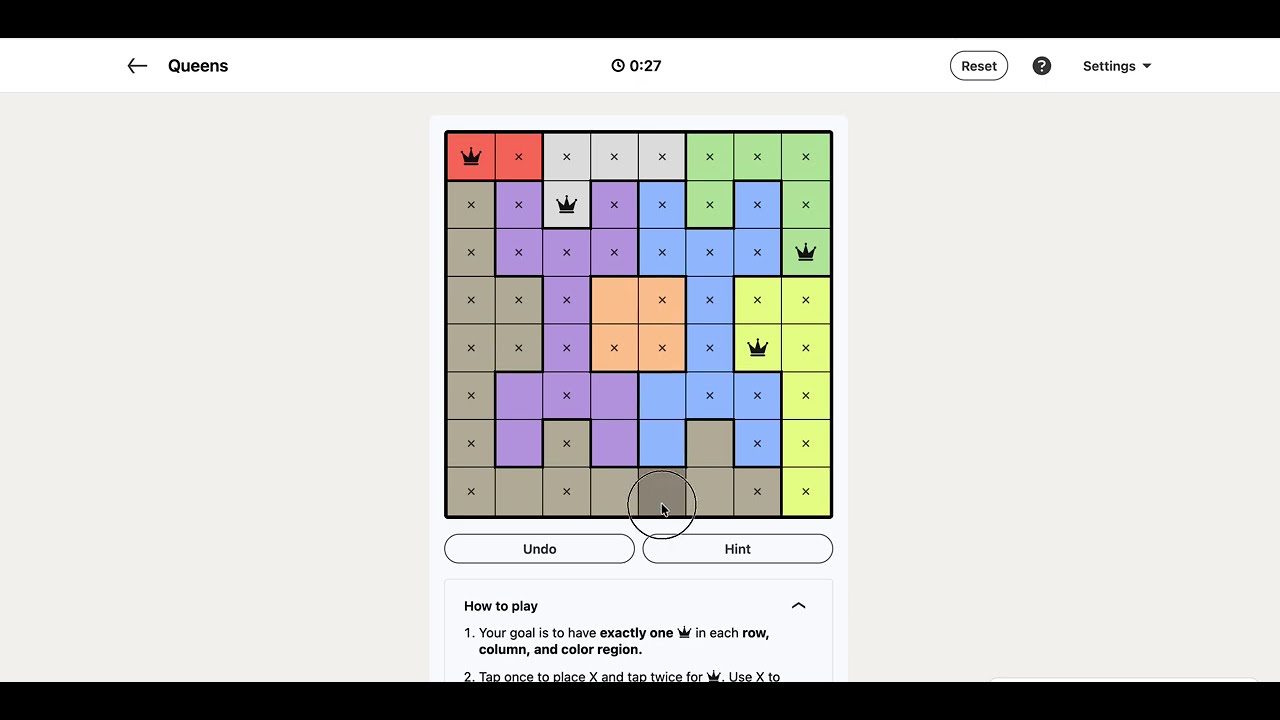 LinkedIn Queens Answer Today - Puzzle #687 | 18 March 2026