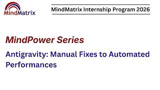 MindPower Session : Antigravity
