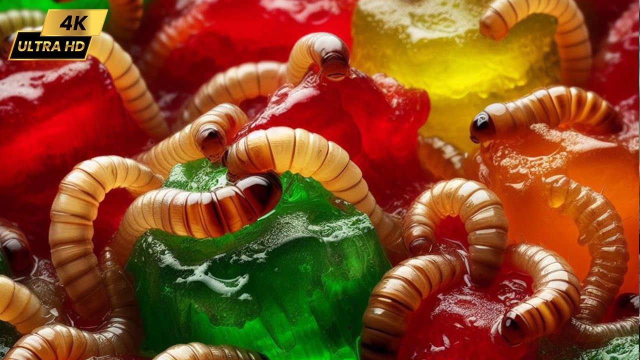 Mealworms Vs Jelly (Mealworms Timelapse) YouTube
