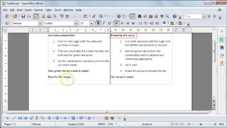 CAT 10 Word Processing - 25 Working in Columns