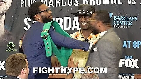(WHOA) MARCUS BROWNE & JEAN PASCAL TRADE BLOWS IN ...