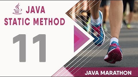 Java Advance Bangla Tutorial Series | Part -11 | Java Static Keyword In Method