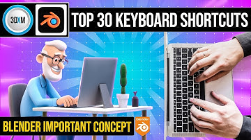 Blender Top 30 Shortcut keys | Boost Your Workflow (Beginner to Pro)