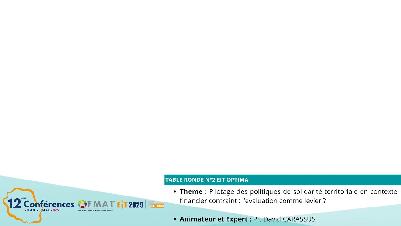 Table ronde n°2 EIT OPTIMA