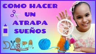 DIYTUTORIAL PARA HACER UN  ATRAPASUEÑOS PARA NIÑOS CON LANA  MANUALIDAD PARA NIÑOS EN CUARENTENA 