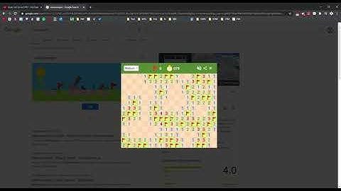 Google Minesweeper Any% Medium 79 Seconds (1 Minute 19 Seconds) Run