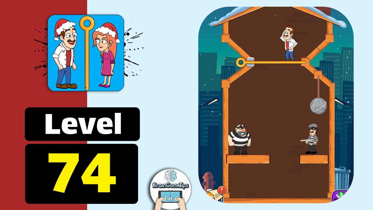 Home Pin: Pull The Pin Puzzle - Pull Him Out - Level 74 Walkthrough