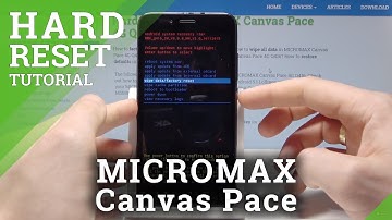 HARD RESET MICROMAX Canvas Pace 4G Q416 - Bypass Screen Lock