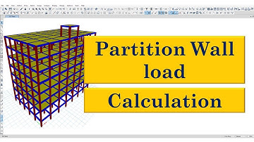 Partition Wall load Calculation || BNBC 2020