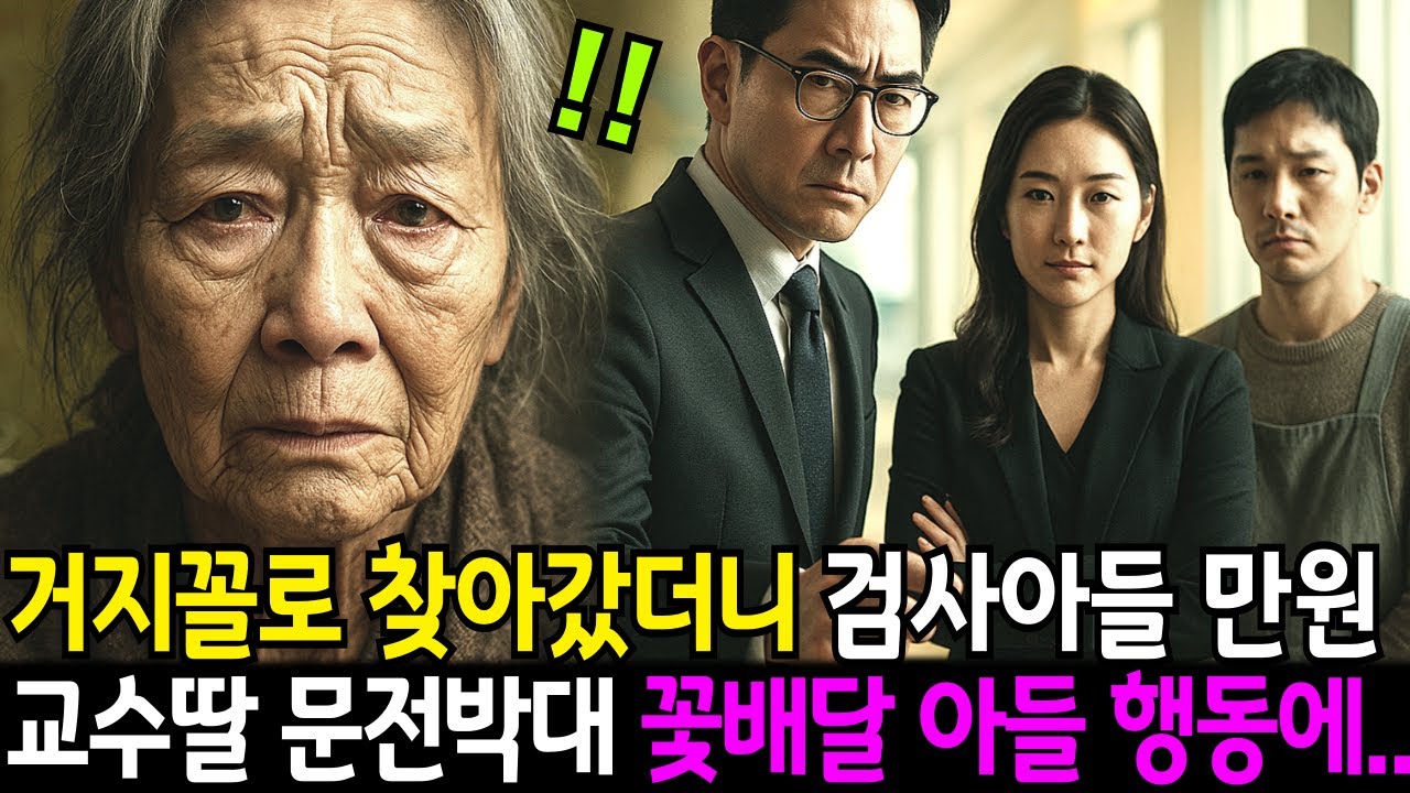 3천억 재산 숨기고 거지꼴로 찾아갔더니 검사 아들은 만원, 교수 딸은 문전박대.. 꽃배달 막내아들 행동에 경악하는데..ㅣ노후사연ㅣ감동사연ㅣ사연라디오ㅣ오디오북