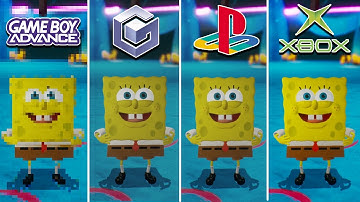 SpongeBob Battle for Bikini Bottom (2003) GBA vs Gamecube vs PS2 vs XBOX (Which One is Better?)