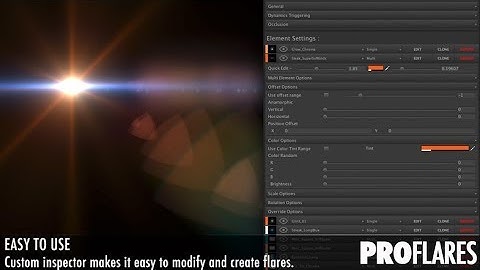 Unity Asset Store Pack - Realistic movie lens flare effects (Download link in description)