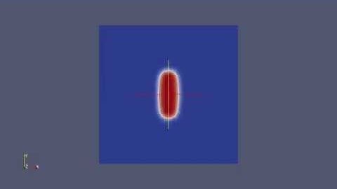 Oscillating bubble - FEM FENICS