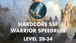 World Record 1-60 Hardcore Warrior Speedrun (3d 9h) | Level 28-34
