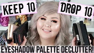 Keep 10 Drop 10 Eyeshadow Palette Declutter screenshot 4