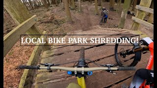 Crazy downhill laps at rude bike park | Sixten Lind