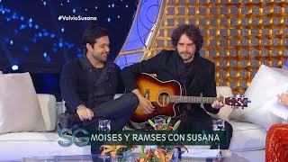 Video thumbnail of "¡Moisés le cantó un tema a la diva! - Susana Giménez"