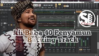 Vignette de la vidéo "Ali Baba 40 Penyamun Rock Backing Track || D minor"