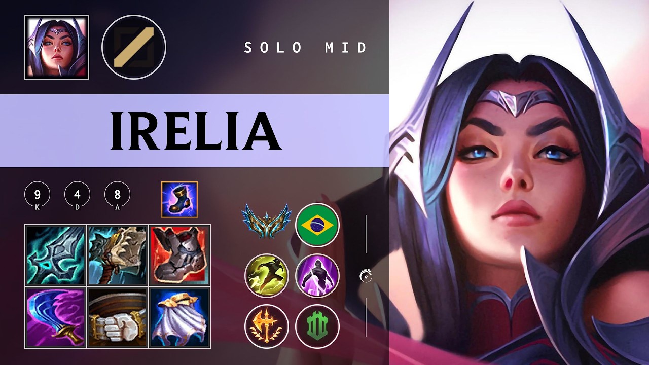 Irelia Mid vs Kayle - BR Challenger Patch 26.04