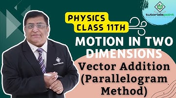 Class 11th – Vector Addition - Parallelogram Method | Motion in Two Dimensions | Tutorials Point