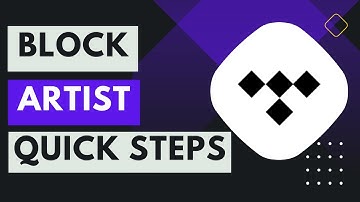 Tidal - How to Block Artist !