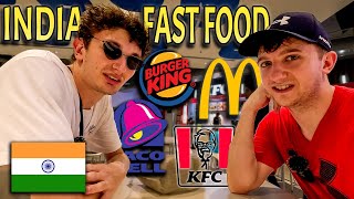 Americans SHOCKED by Fast Food in India! | BETTER Than USA?!