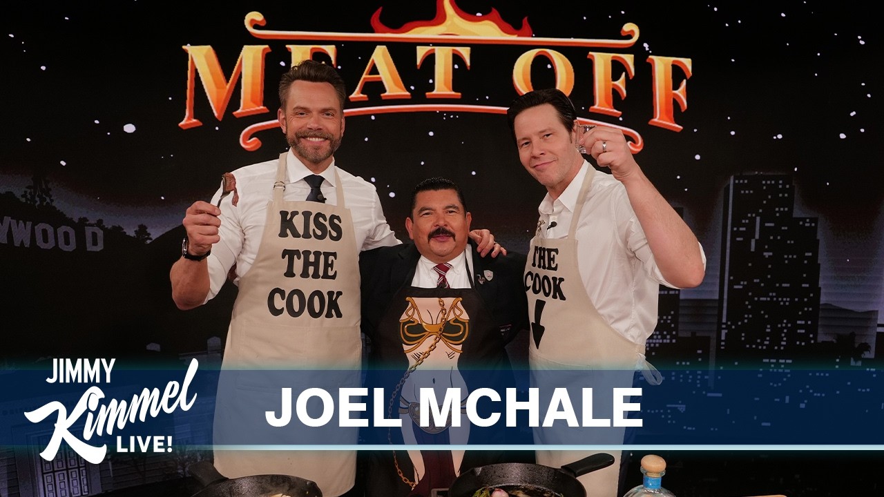Joel McHale on Guest Hosting Kimmel During Pandemic, 30th Anniversary & Meat Off vs Ike Barinholtz