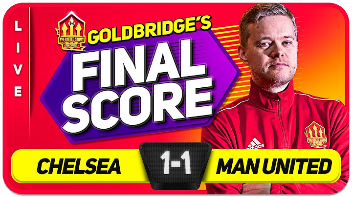 GOLDBRIDGE! Chelsea 1-1 Manchester United | Match Reaction