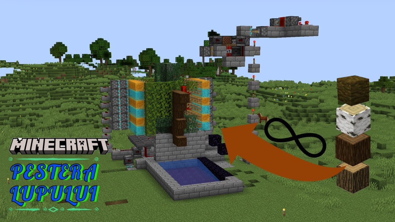 FERMA DE LEMN MINECRAFT PESTERA LUPULUI S2 - YouTube