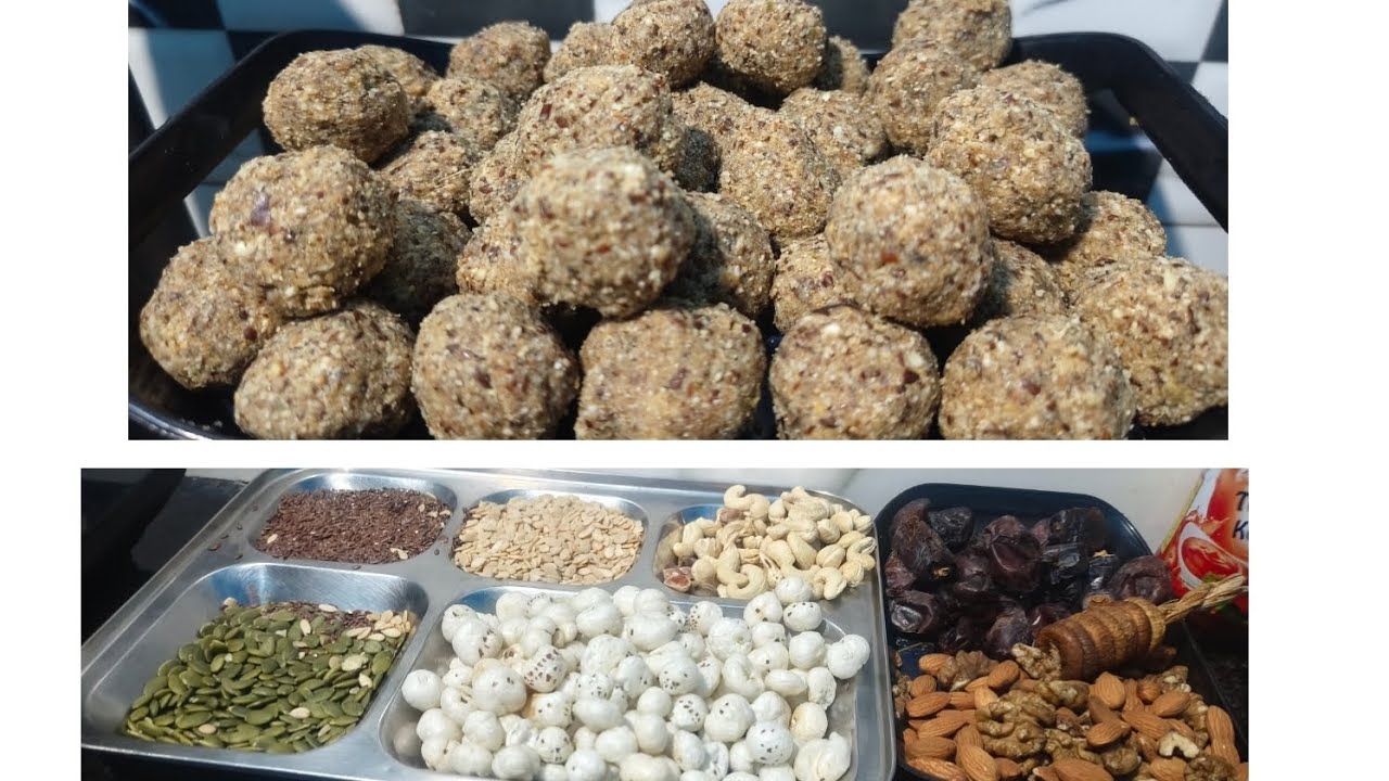 बस 5 minutes में ड्राई फ्रूट के लड्डू झट से झट बनाएं🧆 