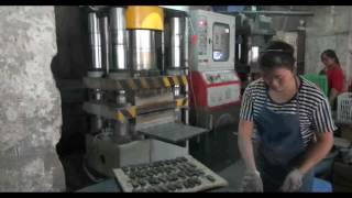 brake pad processing machine working video