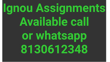 Ignou solved Assignments BPHCT 137