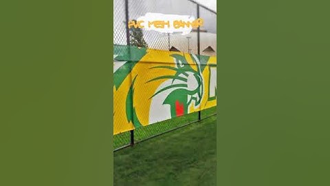 The advantages of PVC Mesh Banner #construction #meshbanner #banner #advertising #fencebanner