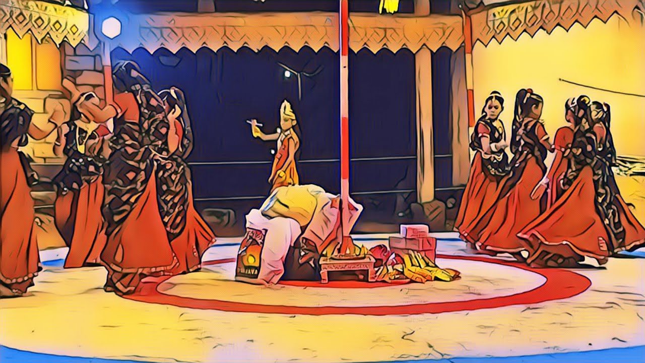 👑Nanikhodiyaar garbi virpur kanudo raas. 🎉 Virpur NavratriGarba Celebration. 💃