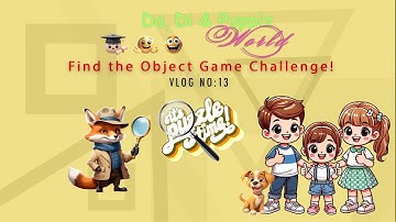 "Can You Spot All 3 Hidden Objects in These Images? | Find the Object Game Challenge!" - #Puzzlegame