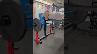 Home gym hack! Add Abmat quarter rings to a straight barbell to achieve full range of motion!