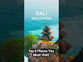 8 Amazing Places In BALI Indonesia Travel 