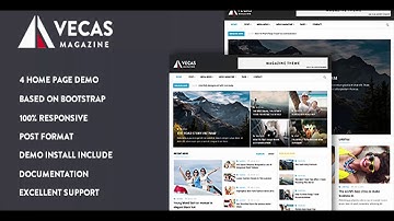 Vecas - Responsive Magazine News Drupal Theme | Themeforest Website Templates and Themes