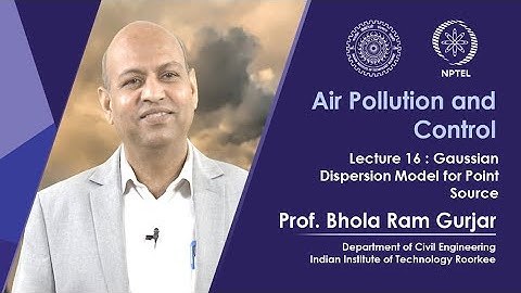 Lecture 16: Gaussian Dispersion Model for Point Source