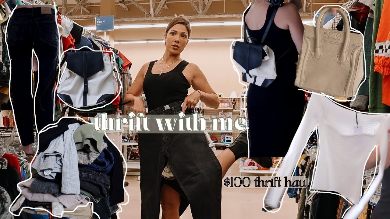 thrift with me for more fall fashion! + $100 thrift haul