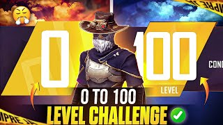 01 TO 100 LEVEL CHALLENGE  in Garena Free Fire Solo Rank Susing #gwdev