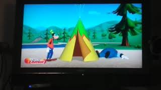 Mickeys Camp Out Balloons Hold Up Goofys Tent