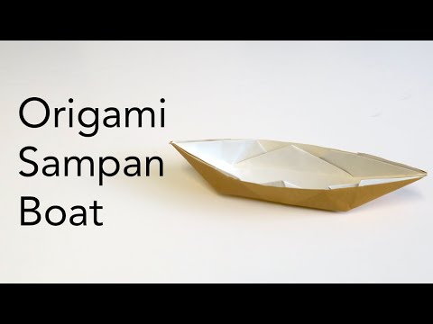 Easy Origami Canoe