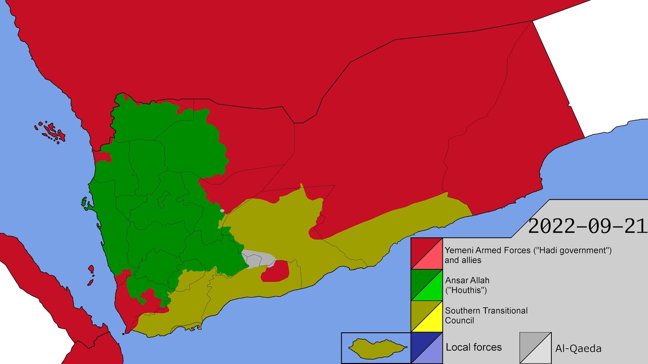 Yemeni Civil War Every Day Feb 2014Sep 2022