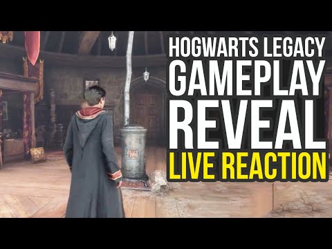 Hogwarts Legacy Gameplay Reveal Live Reaction - 14 Minutes Of New Footage (Harry Potter Game PS5)