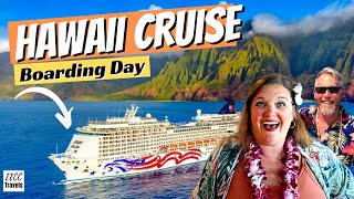 Boarding NCL Pride of America - FOUR ISLAND Cruise Around HAWAII (+ Full Ship Tour)