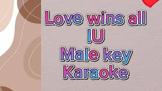 Love Wins All Male Key Karaoke