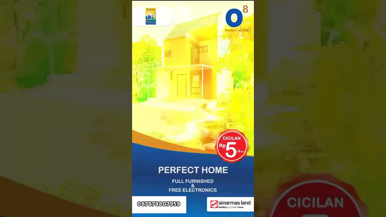 Di Jual Rumah Baru Murah Cluster O8 Grand Wisata Tambun Bekasi