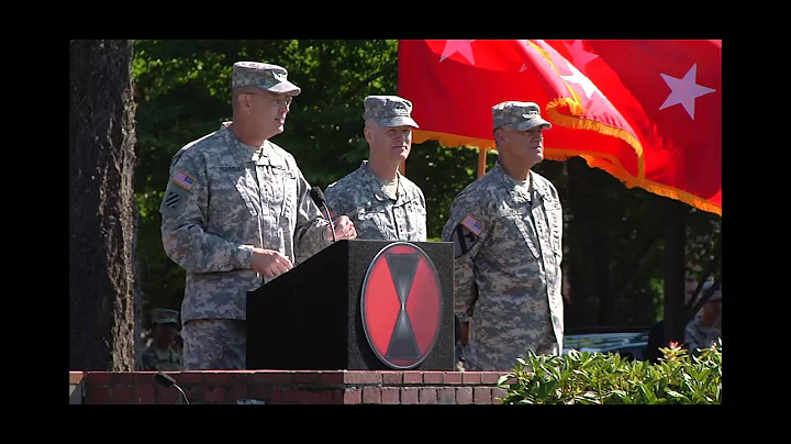 7th ID change of command