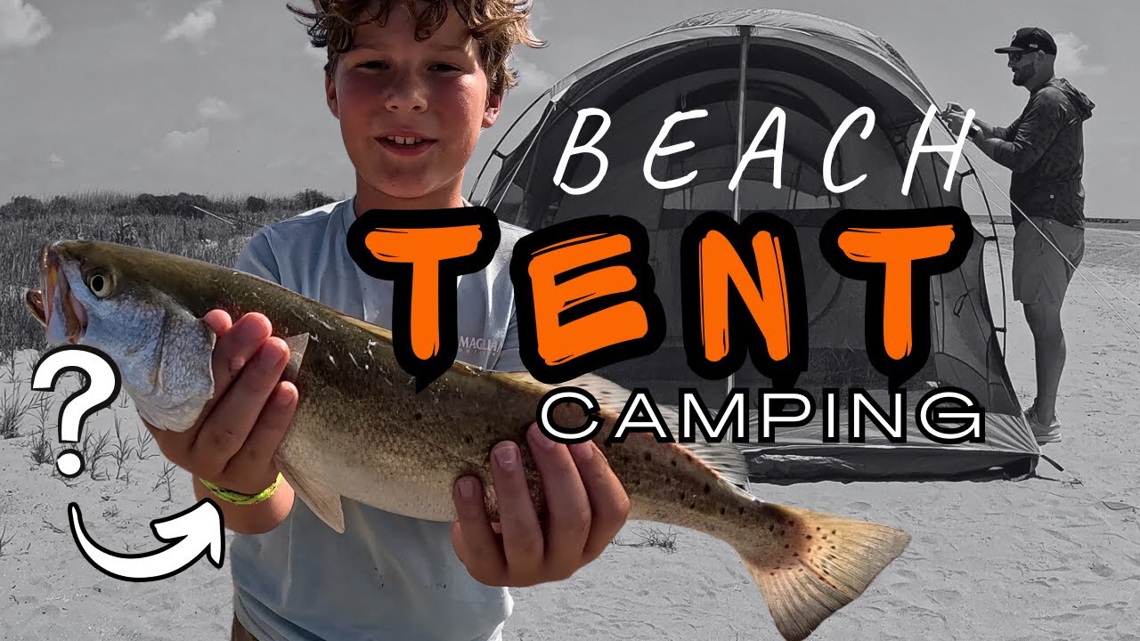 Tent to Table – Epic Beach Catch & Cook in Grand Isle! 🦀🍽️